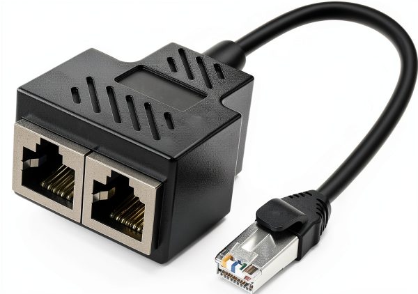 MOBKAJUI Ethernet Cable Splitter Multi-Function-0