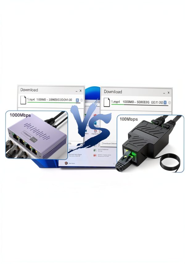 Gigabit Ethernet Splitter by YYT for Laptops-5