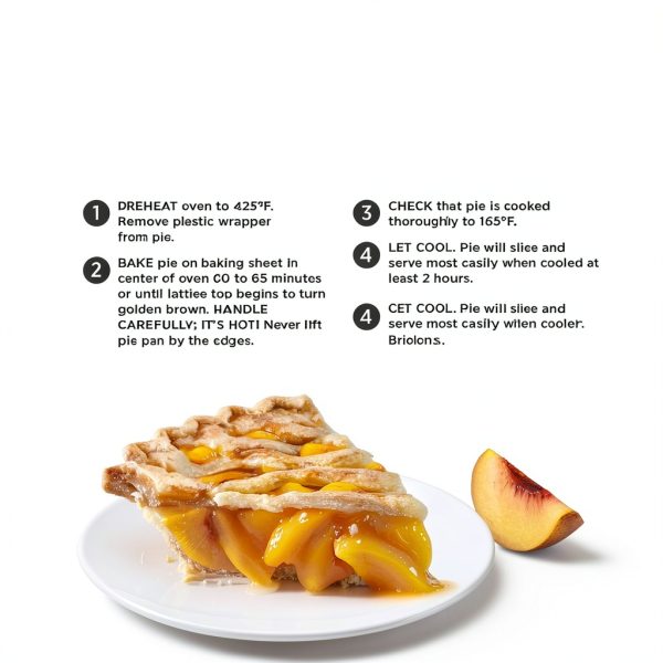 Conagra Peach Pie 40oz Frozen Lattice Crust-5