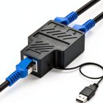 Ethernet Splitter by Pushua for Laptop Network Adapters-0