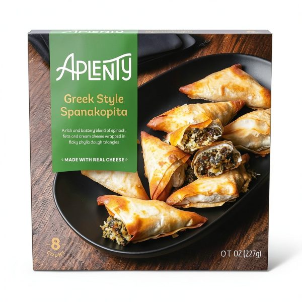 Amazon Brand Frozen Spinach Phyllo Triangles 8 Count-0