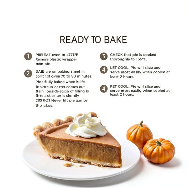 Conagra Pumpkin Pie 36oz Frozen Dessert-4