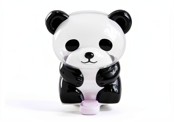7UYUU Panda Water Dispenser Plastic Cute Design Personal Use-1