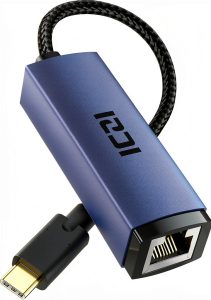 ICZI USB C Ethernet Adapter Bright Grey-0