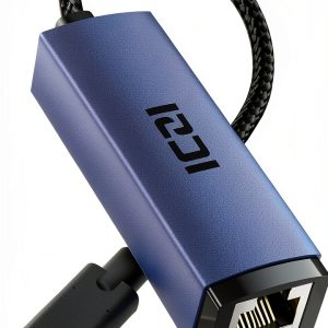ICZI USB C Ethernet Adapter Bright Grey-0