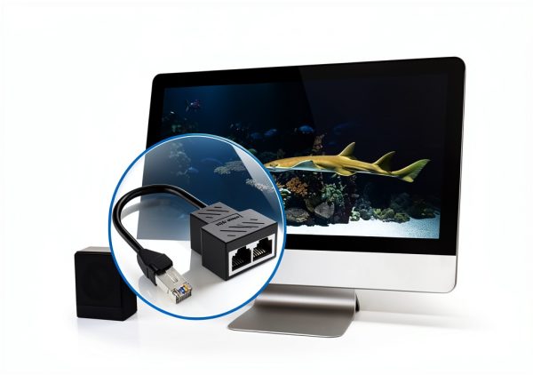 MOBKAJUI Ethernet Cable Splitter Multi-Function-8