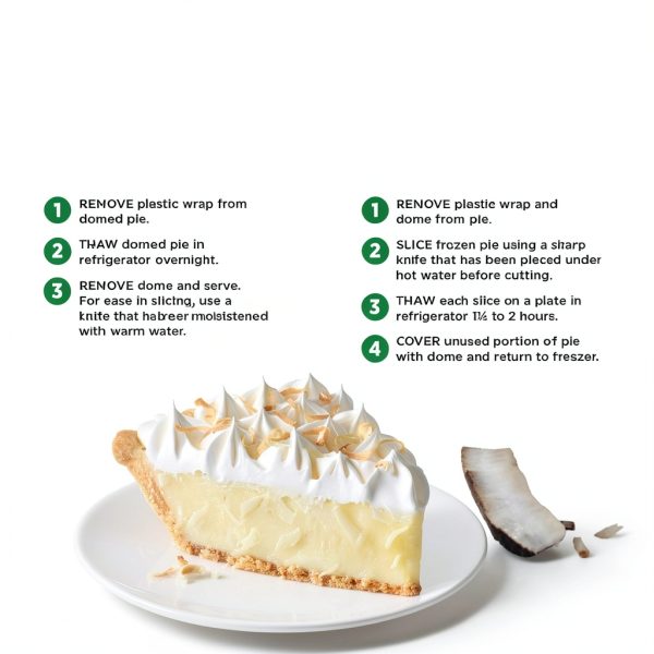 Marie Callender Coconut Cream Pie Frozen Dessert-4