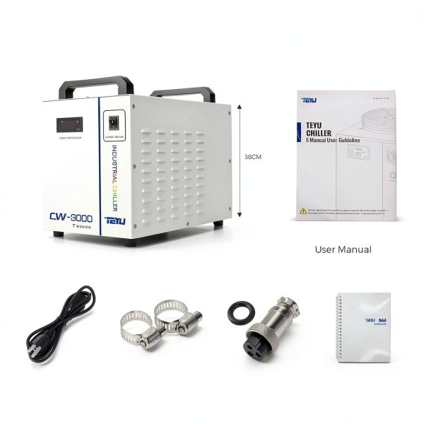 Cloudray CW-3000 Water Chiller CO2 Laser Cooling Stainless-7