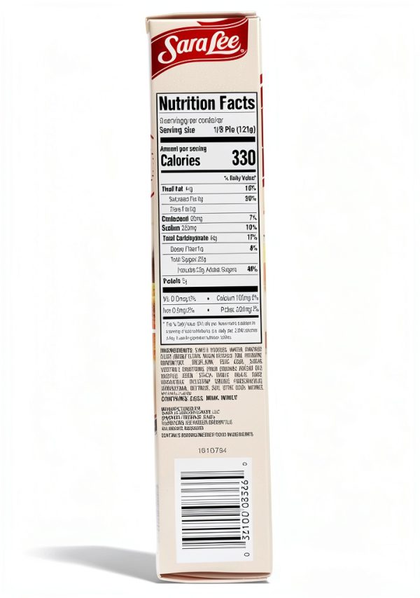 Sara Lee Frozen Pie 34 oz Ready to Bake Dessert-4
