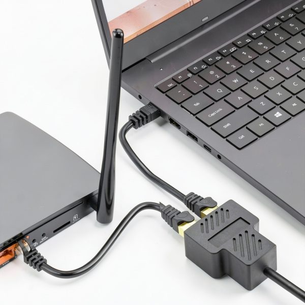 MOBKAJUI Ethernet Cable Splitter Multi-Function-2