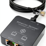 Ethernet Splitter KiWiBiRD 2‑Port Compact Adapter-0