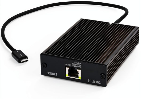 Thunderbolt 3 Ethernet Adapter Sonnet 10GbE Black-2