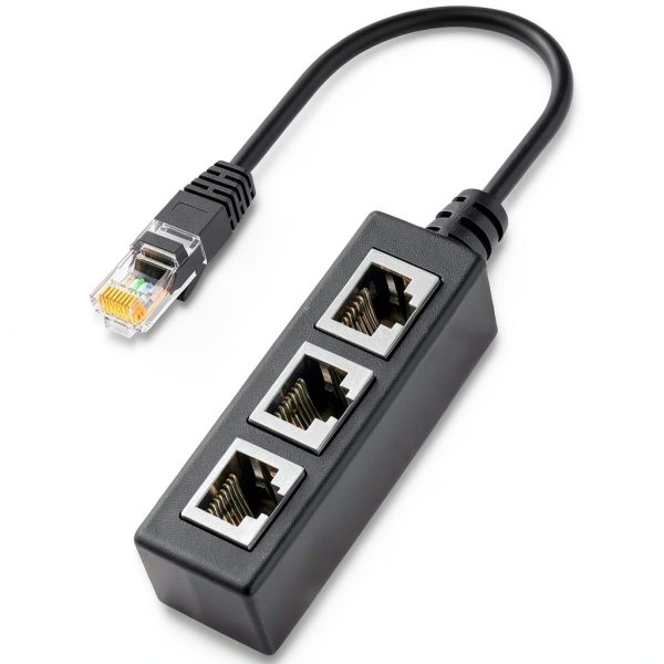 RJ45 Ethernet Splitter Ankky 1 to 3 Port-0