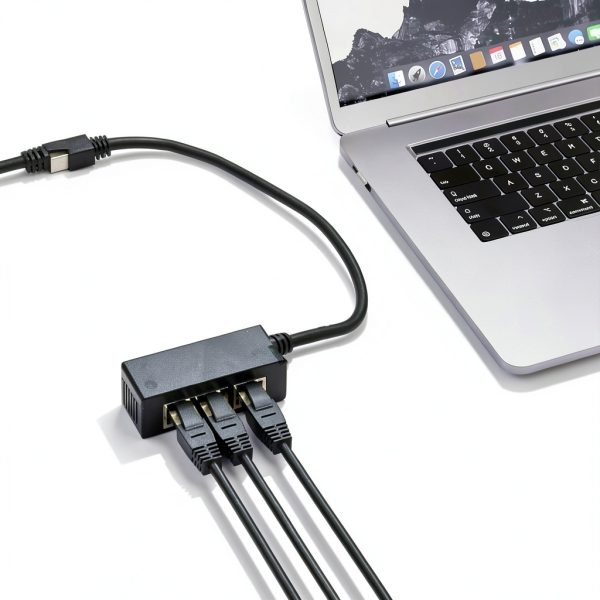 RJ45 Ethernet Splitter Ankky 1 to 3 Port-1