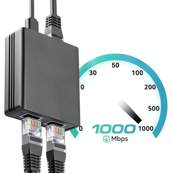 Gigabit Ethernet Splitter by Boliyang 1 To 2 Model-1