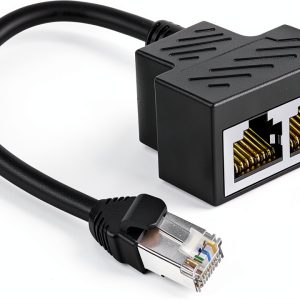 RJ45 Ethernet Splitter MVBOONE 1 to 2 Gold Plated Copper Design-0