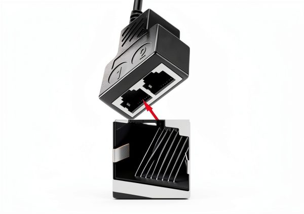 RJ45 Ethernet Splitter MVBOONE 1 to 2 Gold Plated Copper Design-7