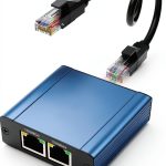 Ethernet Splitter 1 to 2 MT VIKI Gigabit Adapter with USB C Power-0