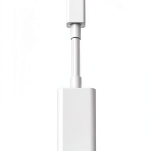 Apple Thunderbolt Gigabit Ethernet Adapter MD463ZM/A White-0