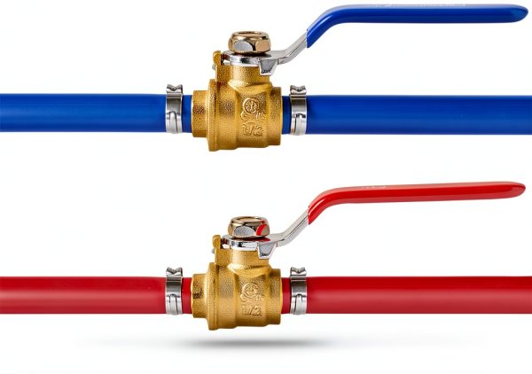 PEX Ball Valve 1/2 Inch Full Port 10-Pack Blue Red by SUNGATOR-4